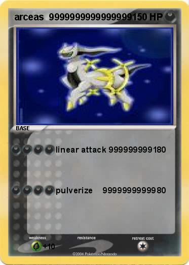 Pokemon arceas  9999999999999999