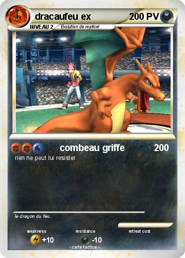 Pokemon dracaufeu ex