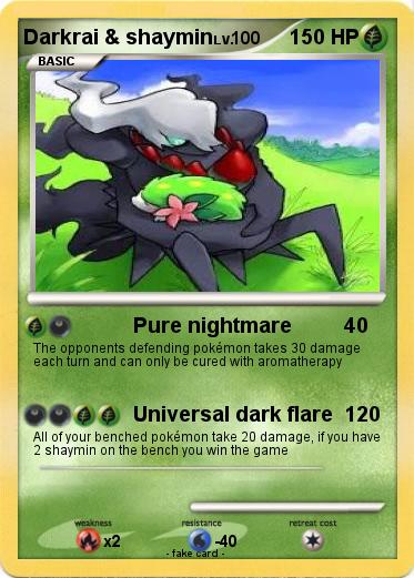Pokemon Darkrai & shaymin