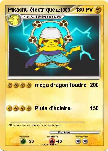 Pokemon Pikachu électrique