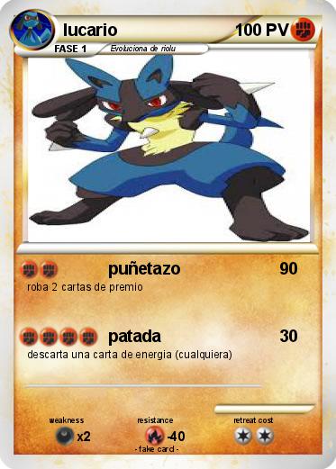 Pokemon lucario