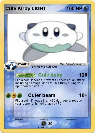 Pokemon Cute Kirby LIGHT