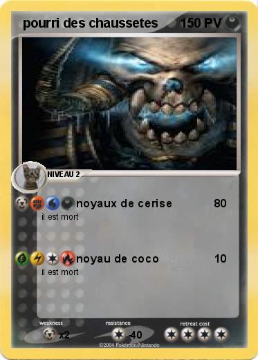 Pokemon  pourri des chaussetes