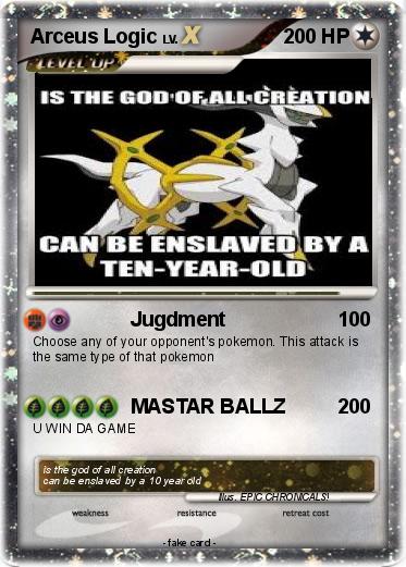 Pokemon Arceus Logic