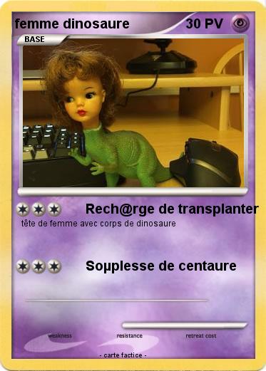 Pokemon femme dinosaure