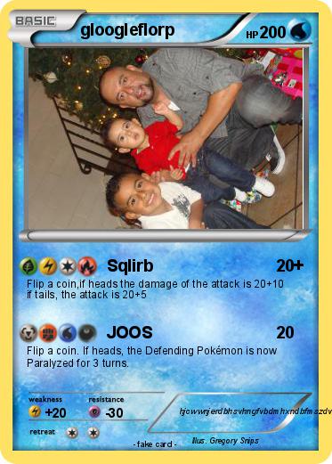 Pokemon gloogleflorp