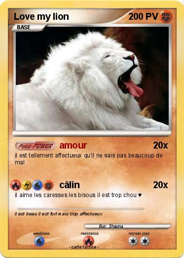 Pokemon Love my lion