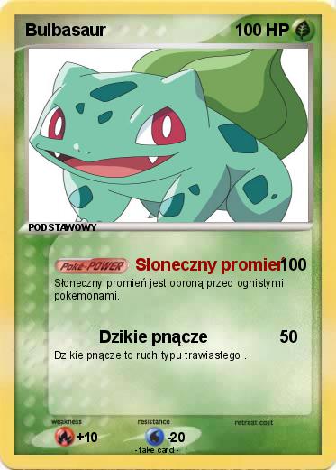 Pokemon Bulbasaur