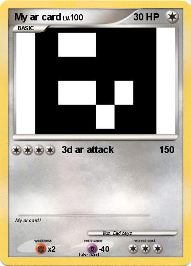 Pokemon My ar card