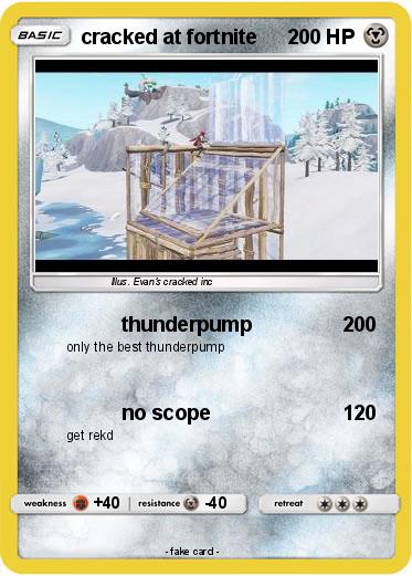 Pokemon cracked at fortnite