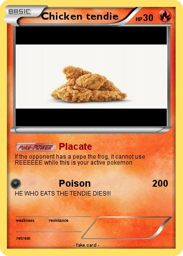 Pokemon Chicken tendie