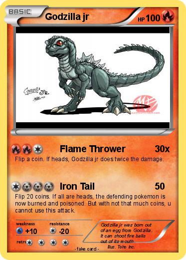Pokemon Godzilla jr