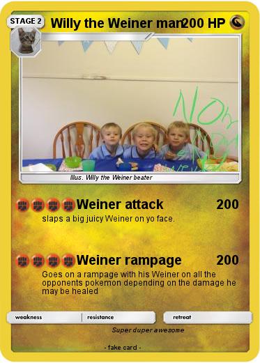 Pokemon Willy the Weiner man
