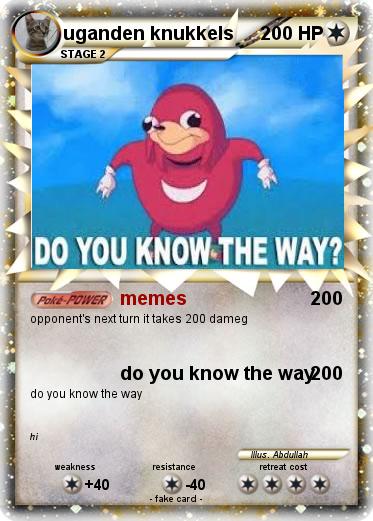Pokemon uganden knukkels