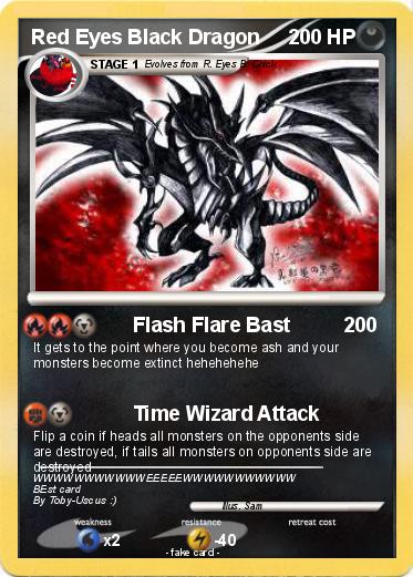 Pokemon Red Eyes Black Dragon