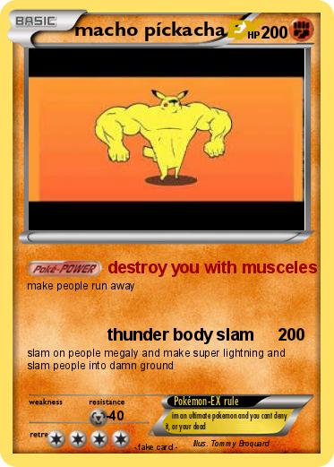 Pokemon macho píckacha