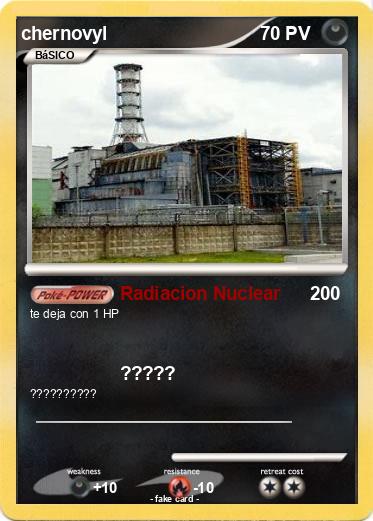 Pokemon chernovyl