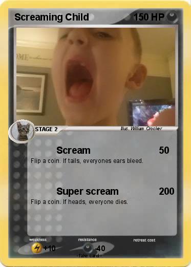 Pokemon Screaming Child