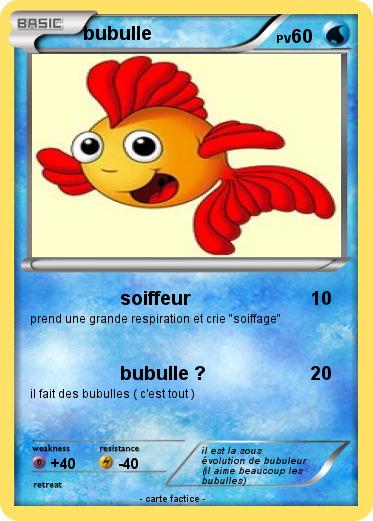 Pokemon bubulle