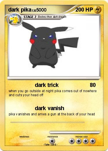 Pokemon dark pika