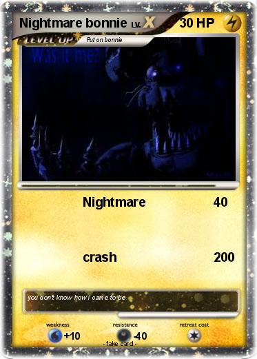 Pokemon Nightmare bonnie