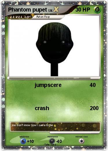 Pokemon Phantom pupet