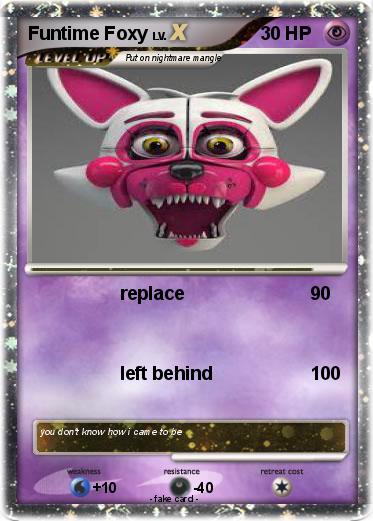 Pokemon Funtime Foxy