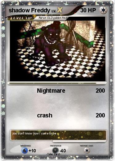 Pokemon shadow Freddy