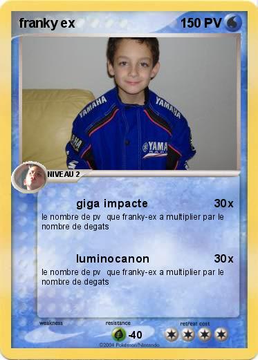 Pokemon franky ex