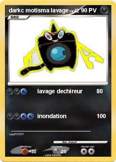 Pokemon darkc motisma lavage