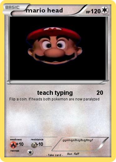 Pokemon mario head