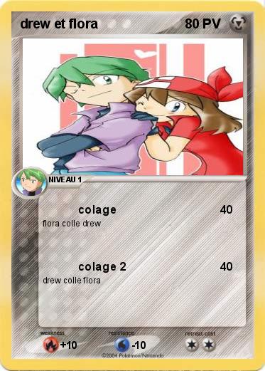 Pokemon drew et flora