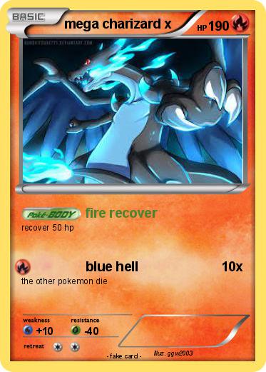 Pokemon mega charizard x