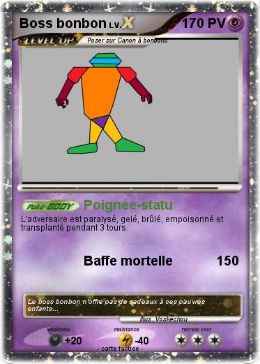 Pokemon Boss bonbon