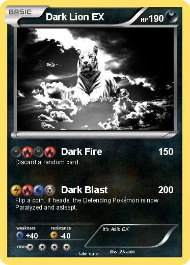 Pokemon Dark Lion EX