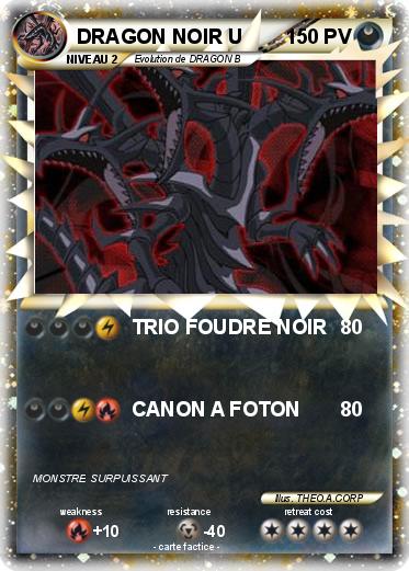 Pokemon DRAGON NOIR U