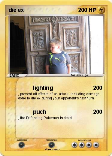 Pokemon die ex
