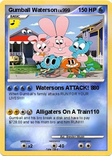 Pokemon Gumball Waterson