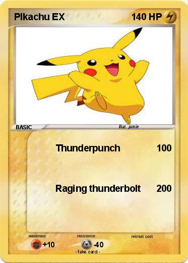 Pokemon PIkachu EX