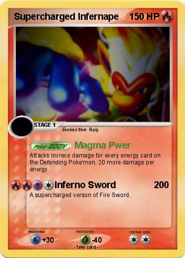 Pokemon Supercharged Infernape