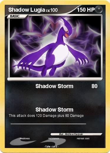 Pokemon Shadow Lugia