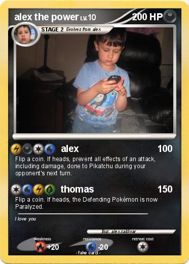 Pokemon alex the power