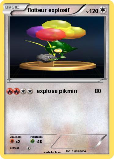 Pokemon flotteur explosif