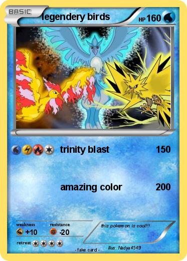 Pokemon legendery birds