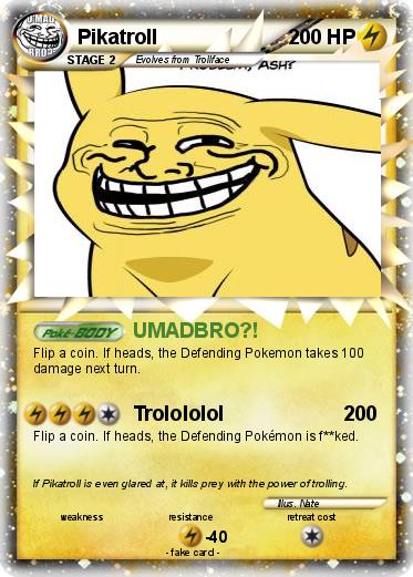 Pokemon Pikatroll