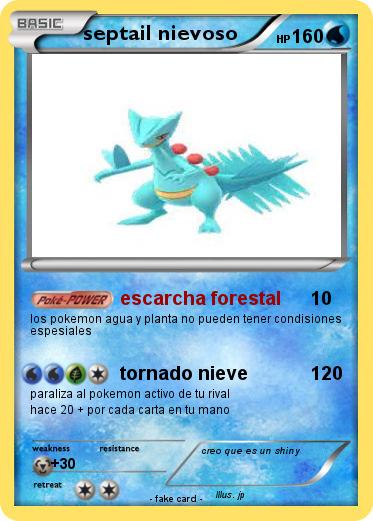 Pokemon septail nievoso