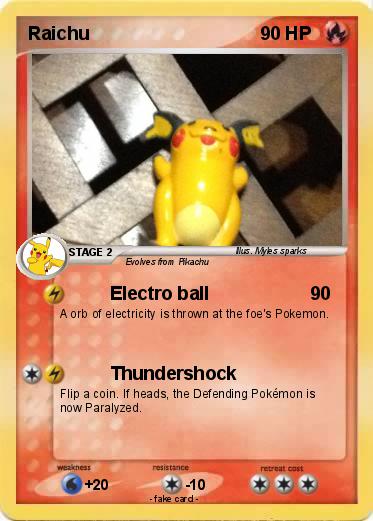 Pokemon Raichu