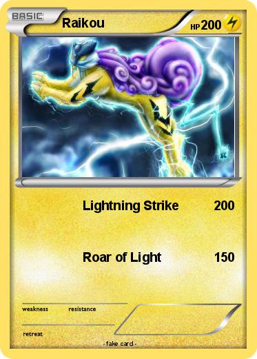 Pokemon Raikou