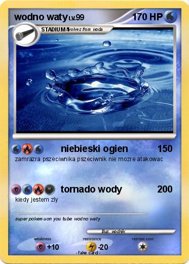 Pokemon wodno waty