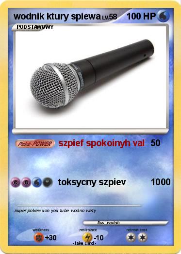 Pokemon wodnik ktury spiewa
